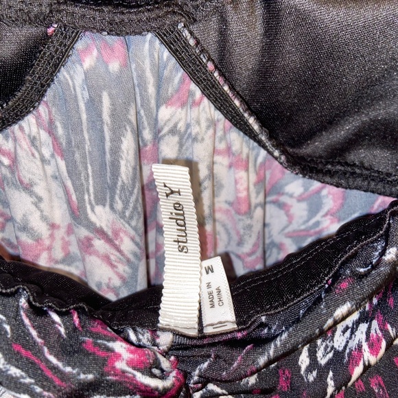 Studio Y Black and Pink Beaded Halter Medium -SOLD - Picture 4 of 9